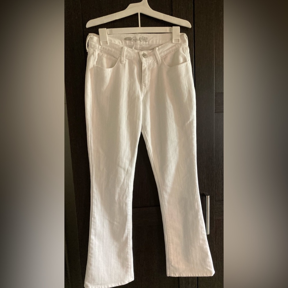 Old Navy white Rockstar Jeans